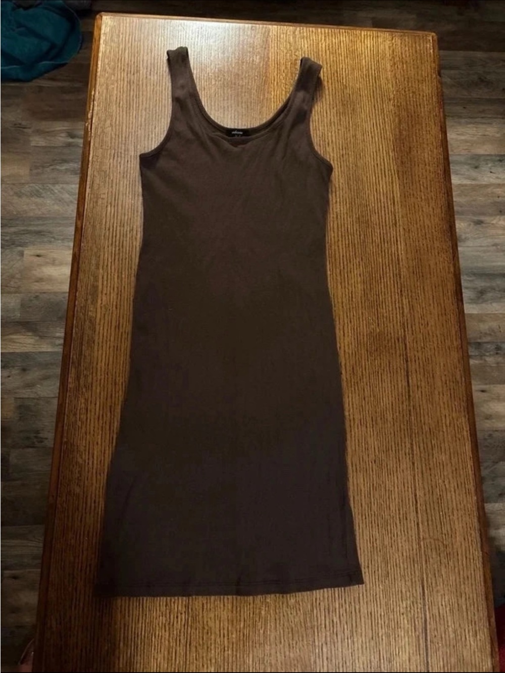 Ambiance Chocolate Brown Tank Dress